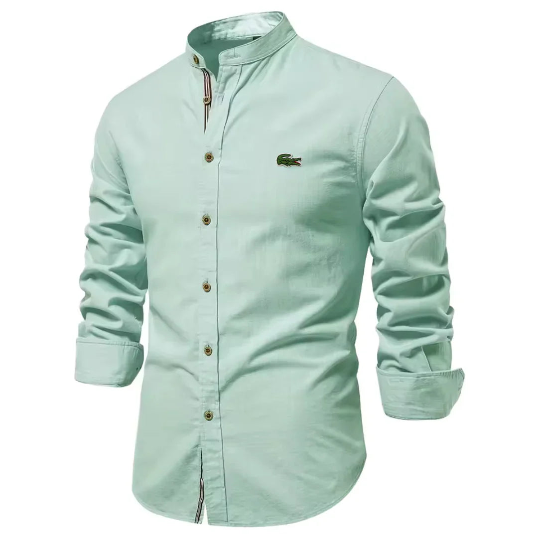 Camisa elegante de mangas largas
