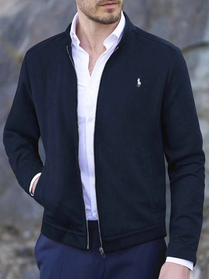 RL – Cazadora de aviador en tricot doble 