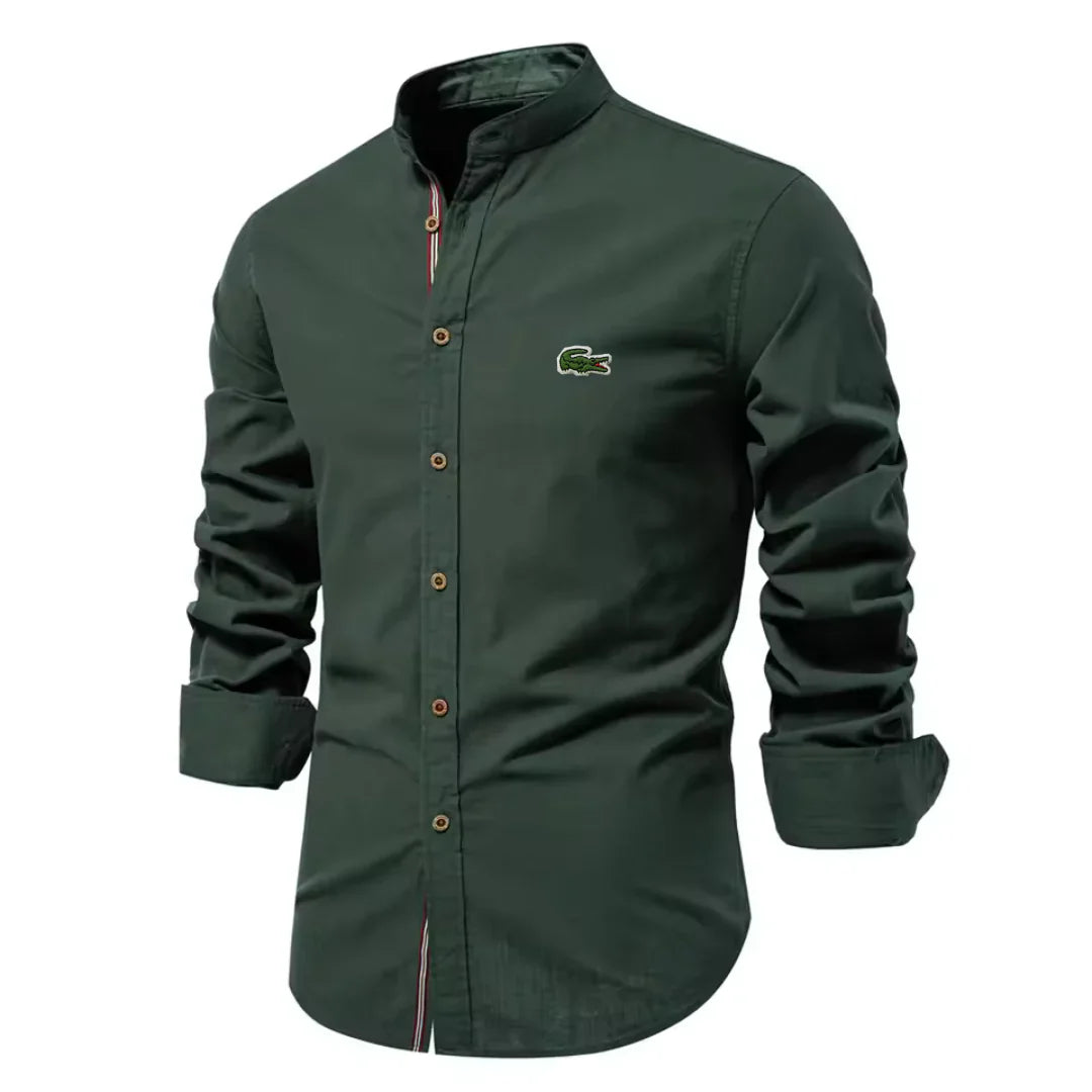 Camisa elegante de mangas largas