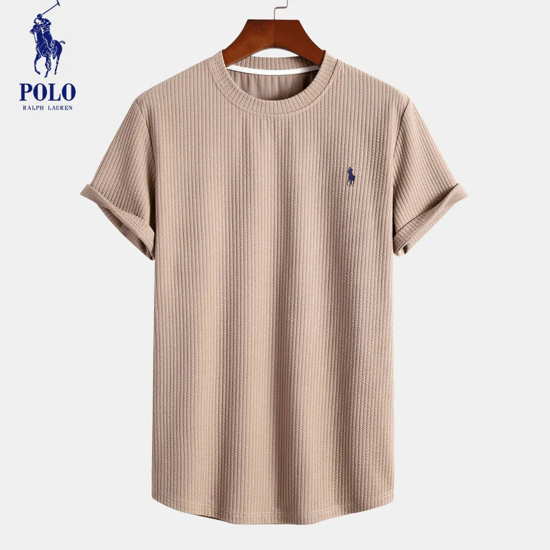 Camiseta côtelé premium Ralph Lauren