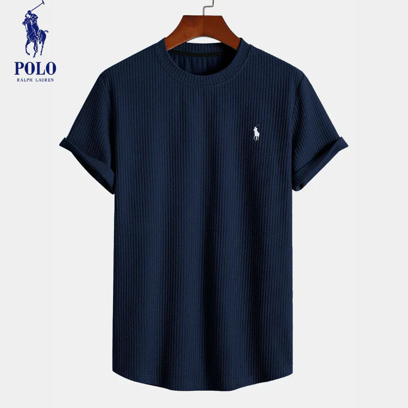 Camiseta côtelé premium Ralph Lauren