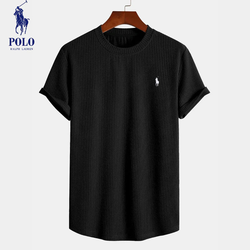Camiseta côtelé premium Ralph Lauren