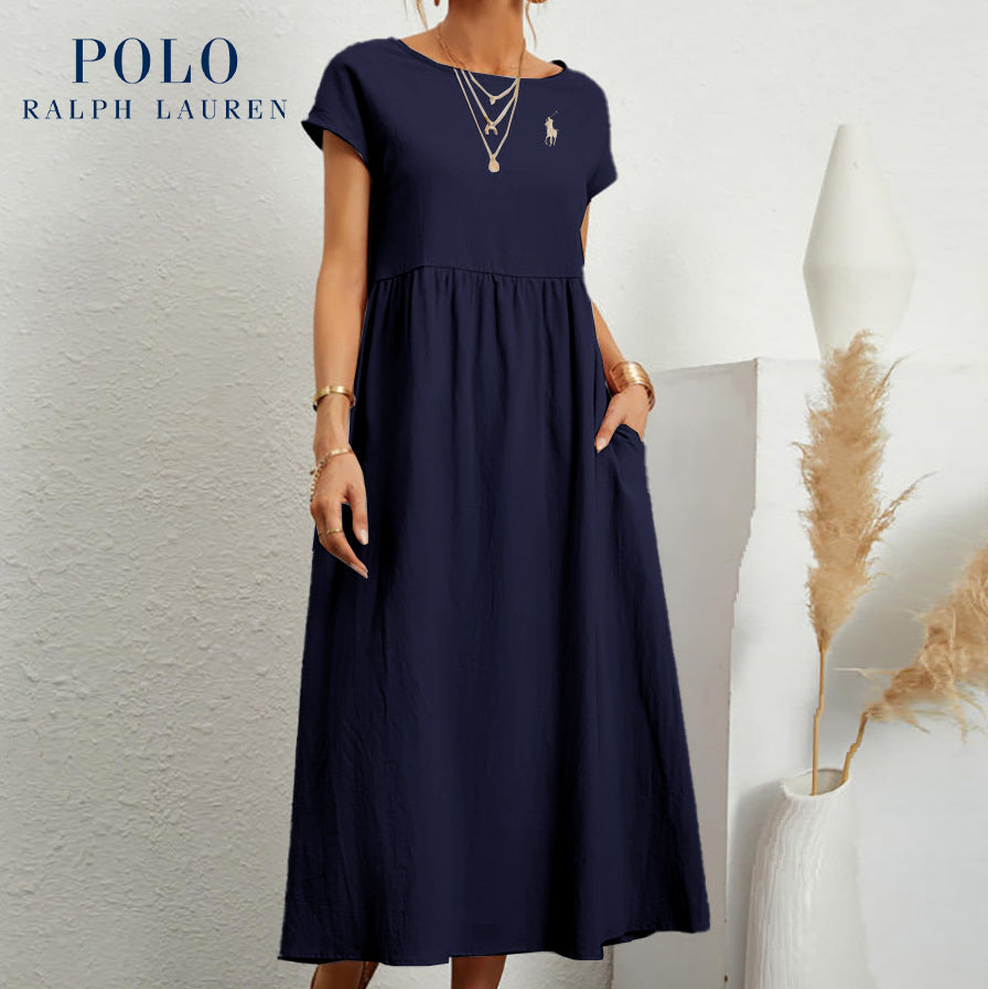 RL – Robe Élégante Femme en Coton et Lin | Legère &amp; Chic