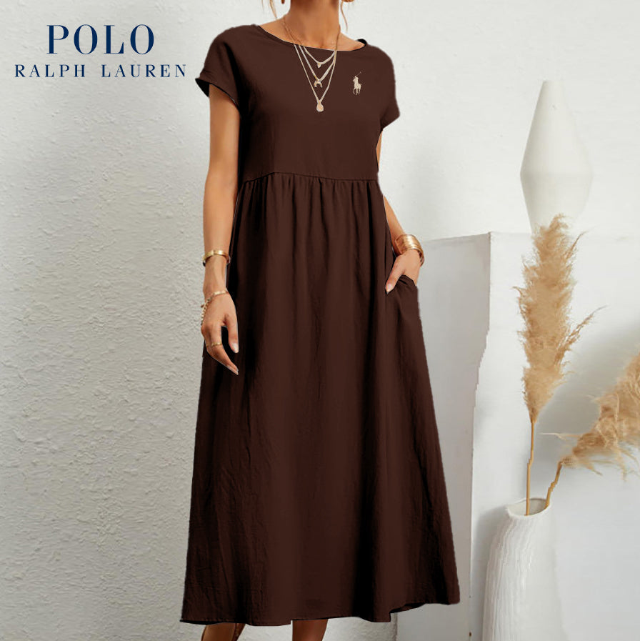 RL – Robe Élégante Femme en Coton et Lin | Legère &amp; Chic