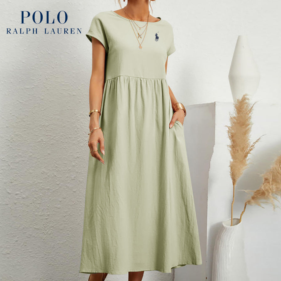 RL – Robe Élégante Femme en Coton et Lin | Legère &amp; Chic