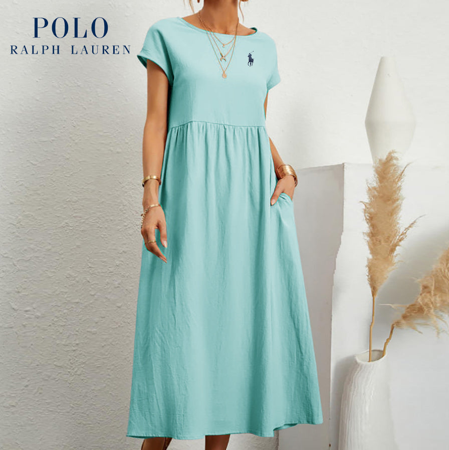 RL – Robe Élégante Femme en Coton et Lin | Legère &amp; Chic