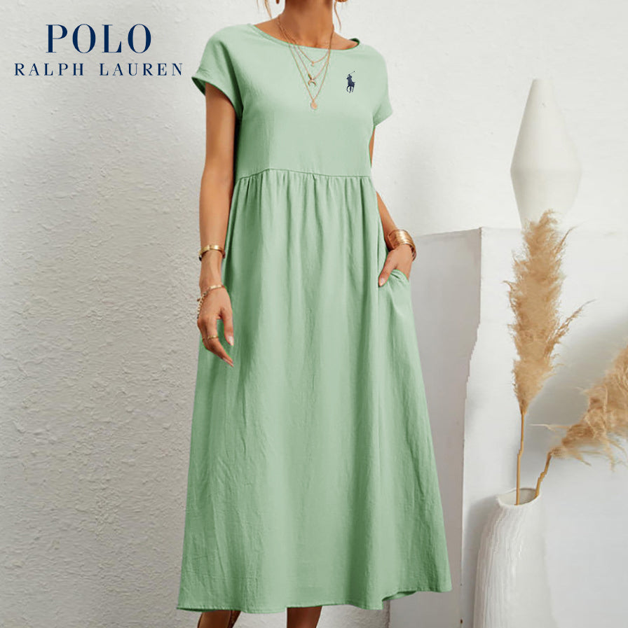 RL – Robe Élégante Femme en Coton et Lin | Legère &amp; Chic