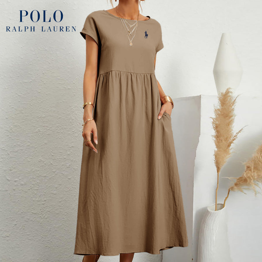 RL – Robe Élégante Femme en Coton et Lin | Legère &amp; Chic
