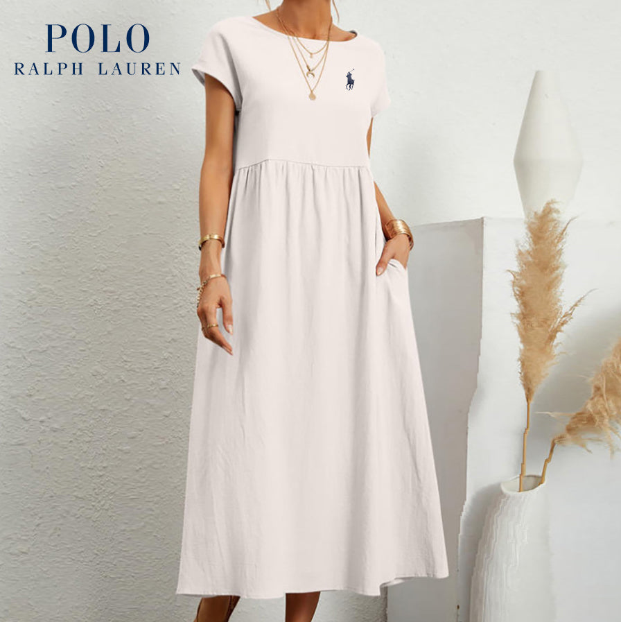 RL – Robe Élégante Femme en Coton et Lin | Legère &amp; Chic