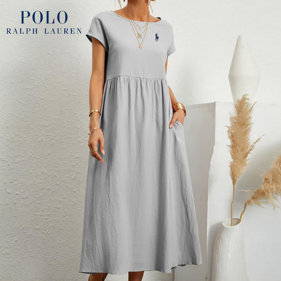 RL – Robe Élégante Femme en Coton et Lin | Legère &amp; Chic
