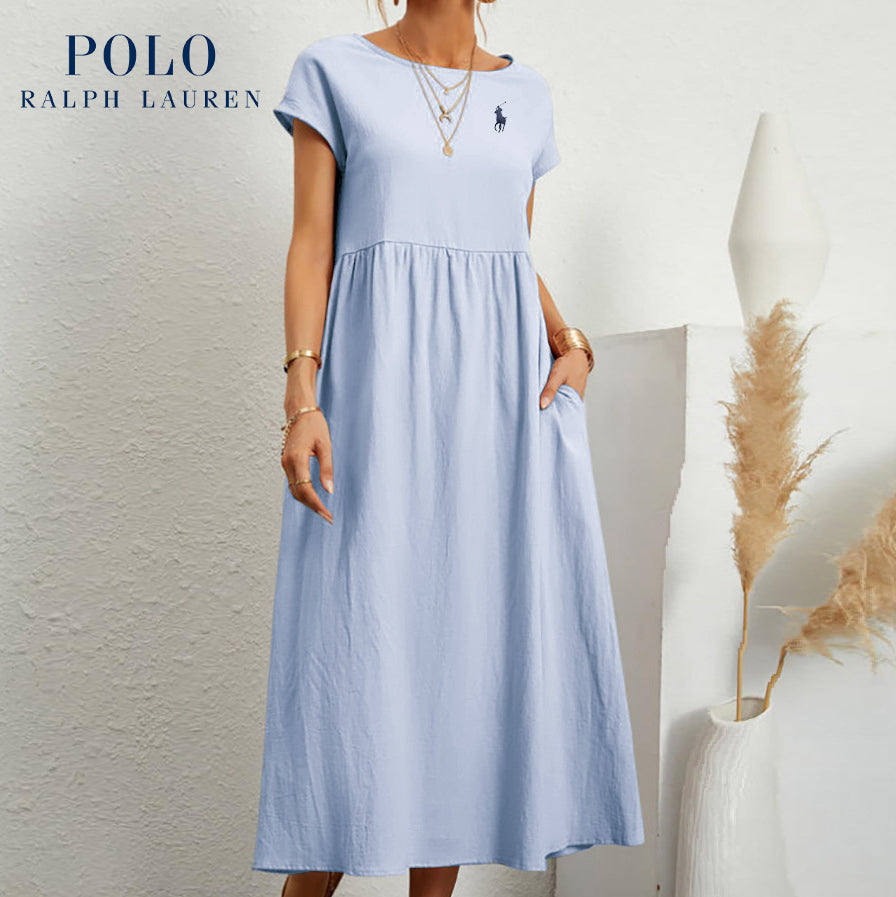 RL – Robe Élégante Femme en Coton et Lin | Legère &amp; Chic