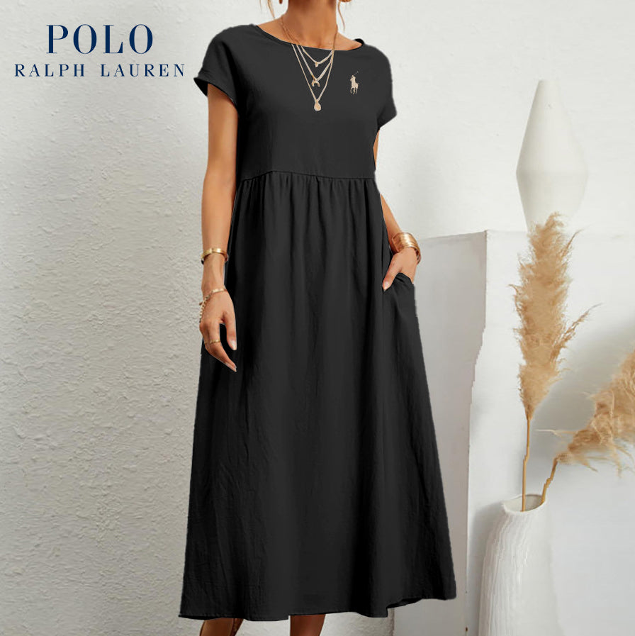 RL – Robe Élégante Femme en Coton et Lin | Legère &amp; Chic