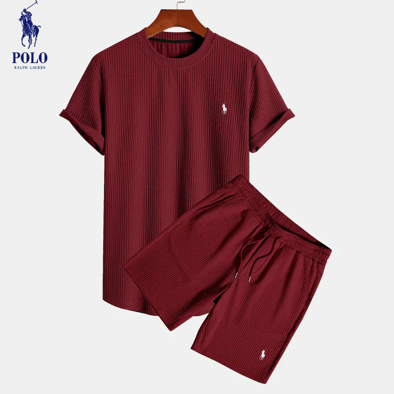 Conjunto Décontracté à Côtes Ralph Lauren