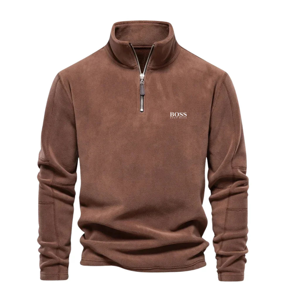 Pull polar BOS™ Prestige con un cuarto de cremallera