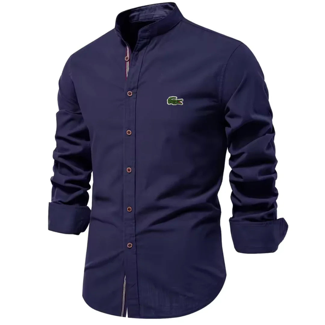Camisa elegante de mangas largas