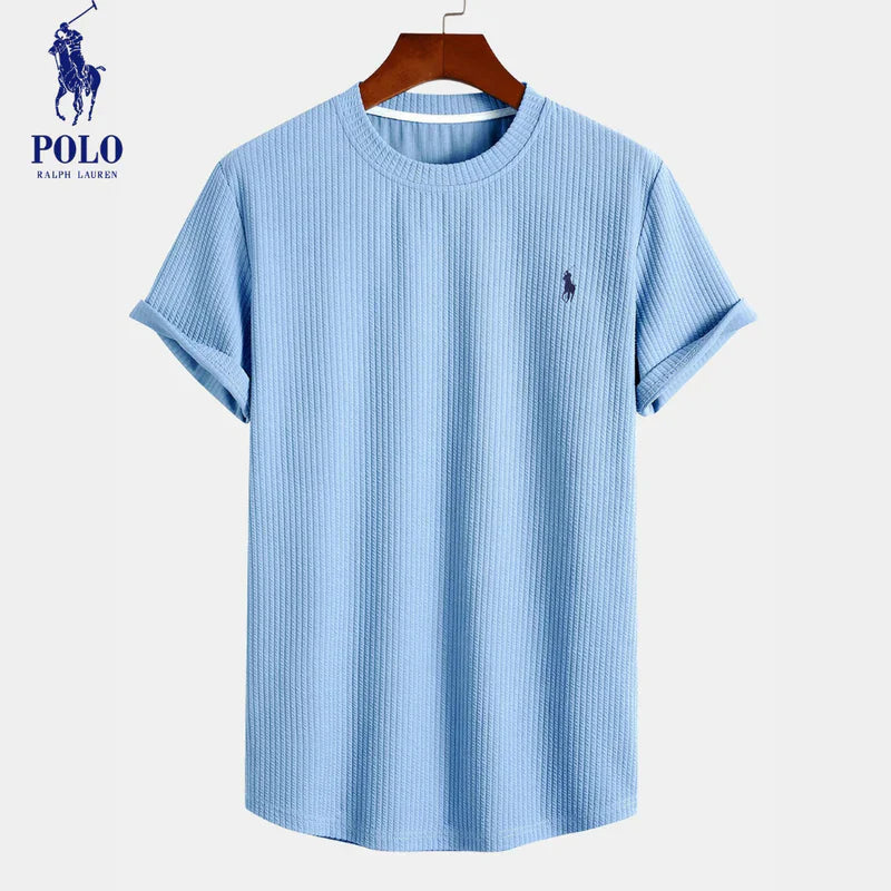 Camiseta côtelé premium Ralph Lauren