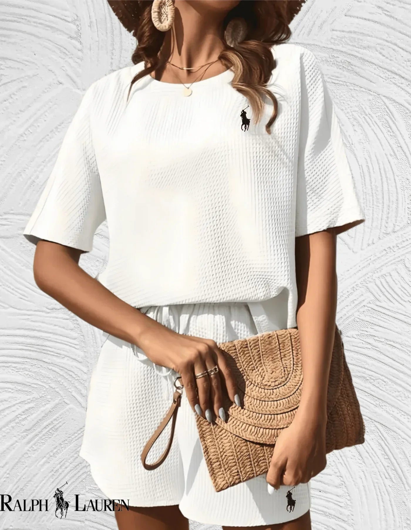 Conjunto de camiseta y pantalón corto RL - Colección 2025
