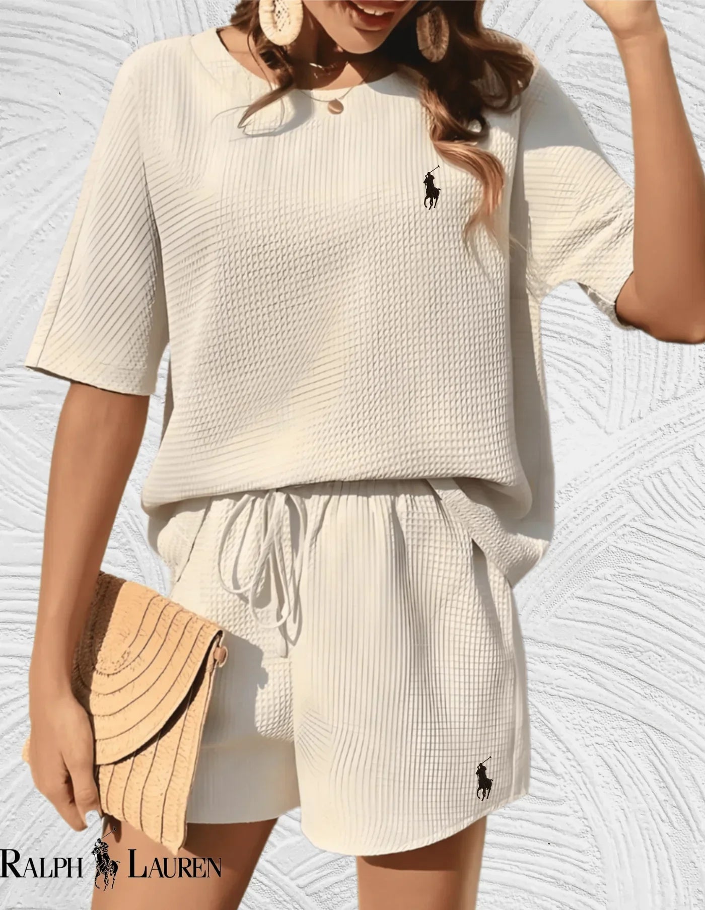 Conjunto de camiseta y pantalón corto RL - Colección 2025