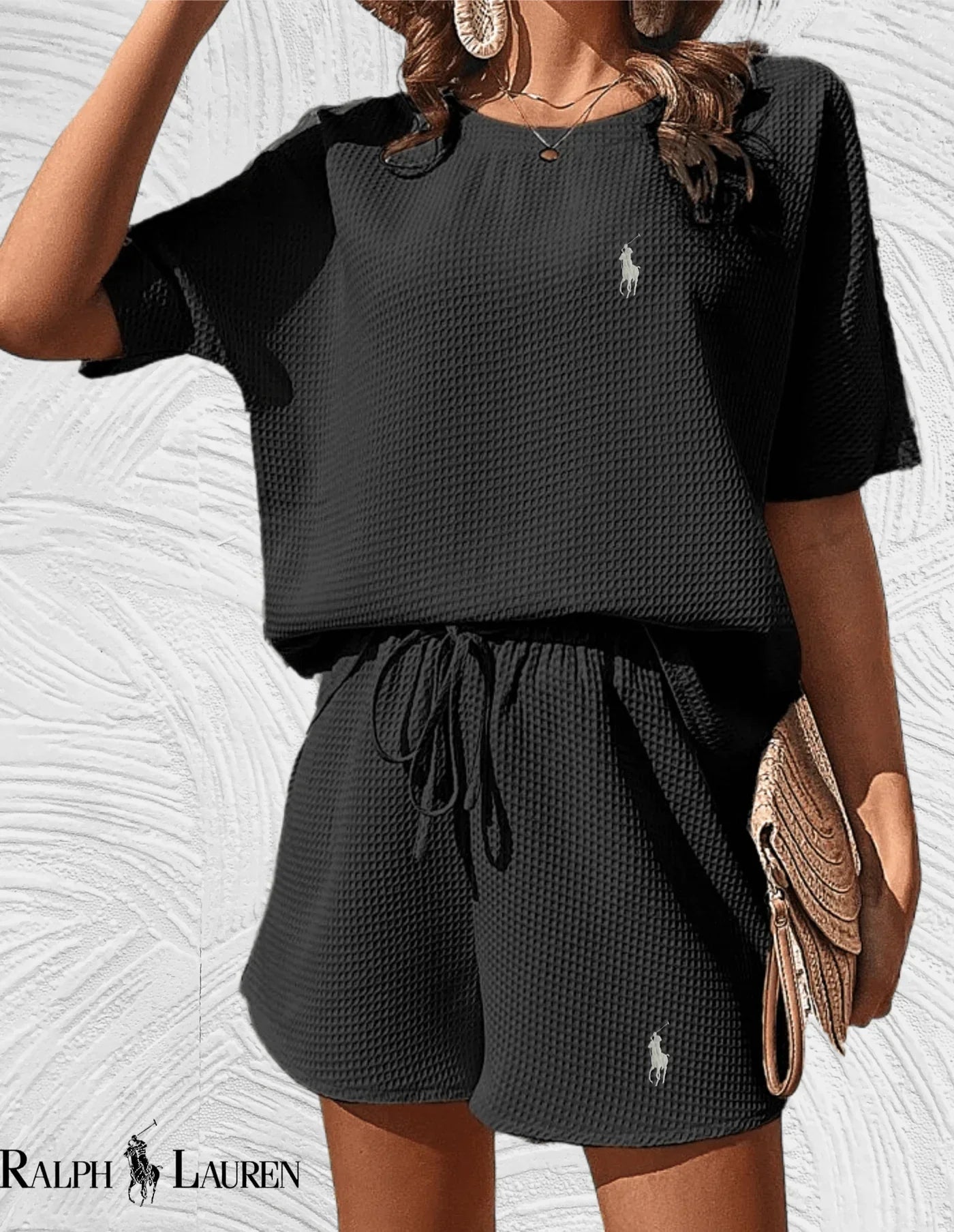 Conjunto de camiseta y pantalón corto RL - Colección 2025