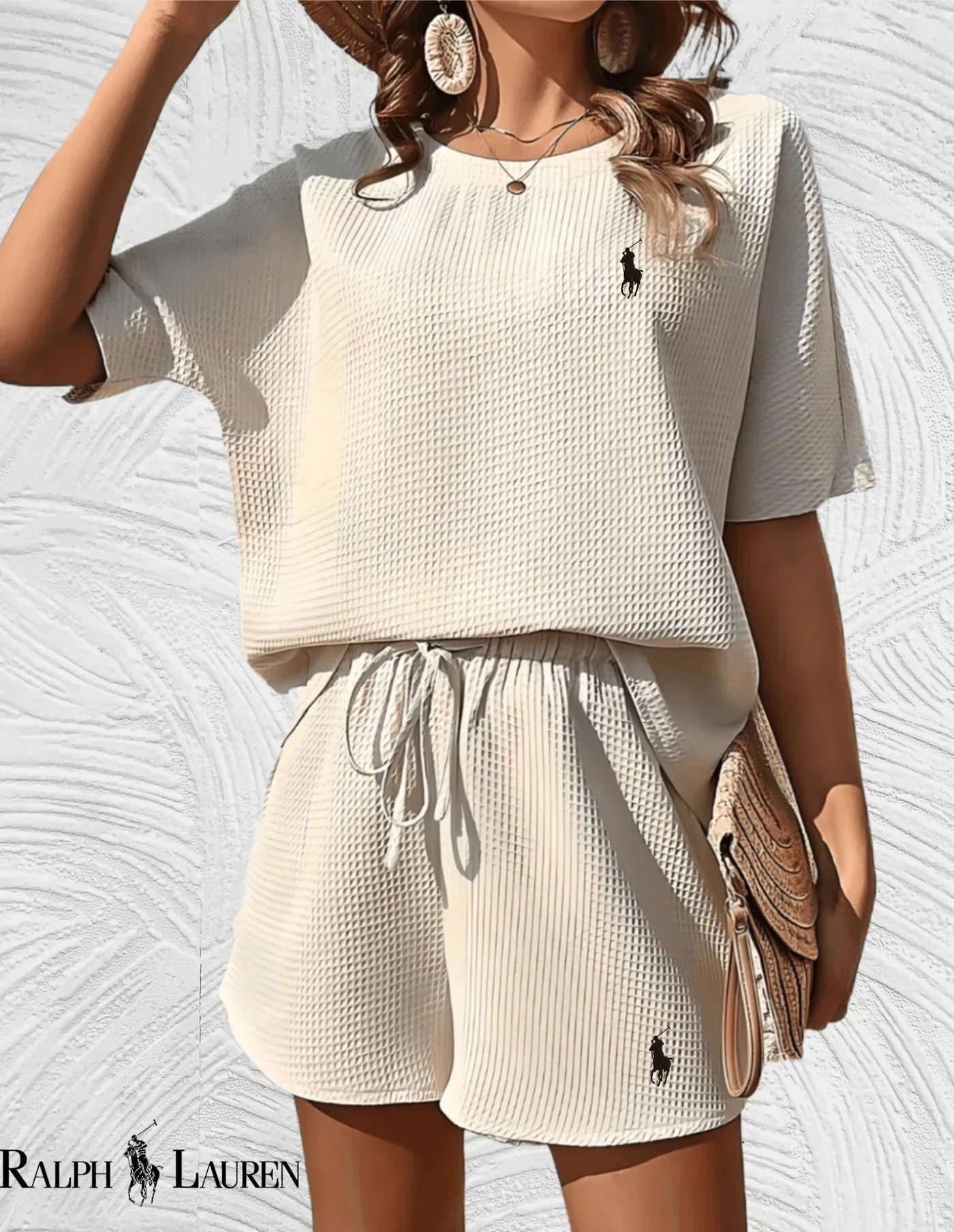 Conjunto de camiseta y pantalón corto RL - Colección 2025