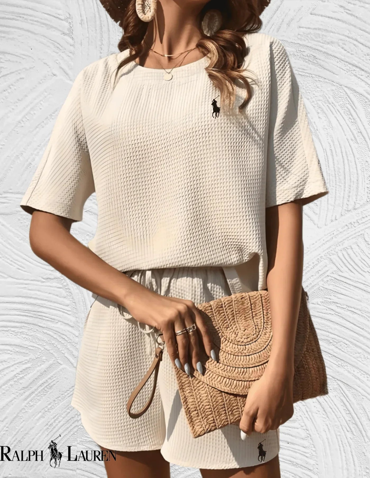 Conjunto de camiseta y pantalón corto RL - Colección 2025