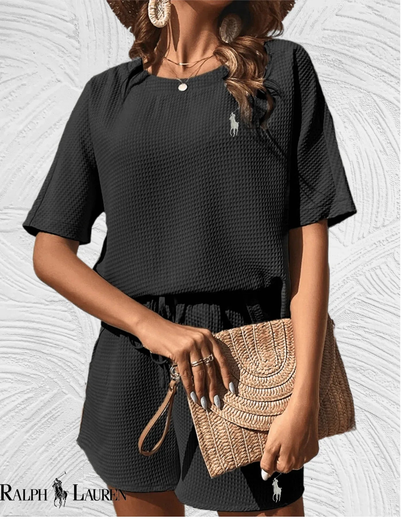 Conjunto de camiseta y pantalón corto RL - Colección 2025