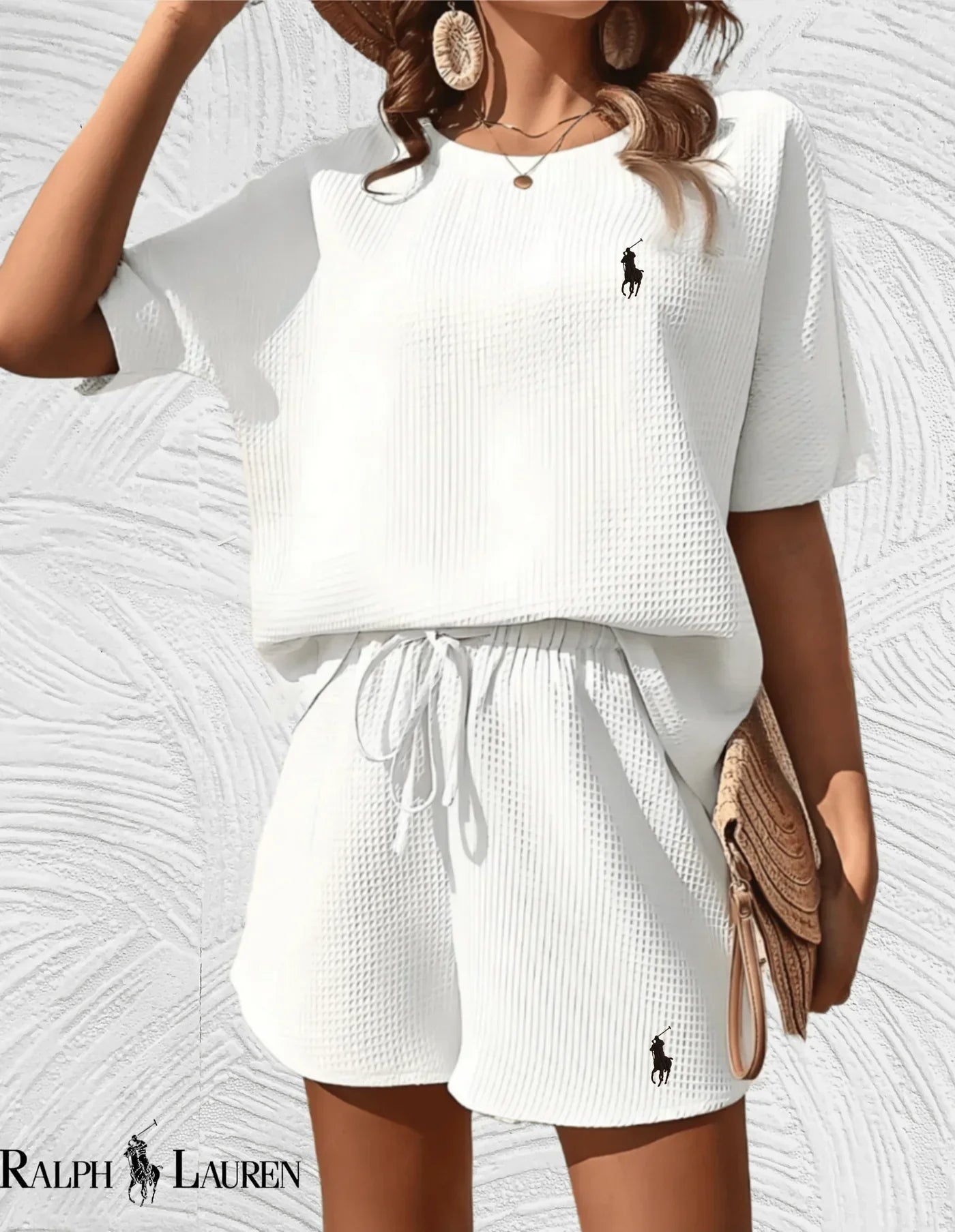 Conjunto de camiseta y pantalón corto RL - Colección 2025