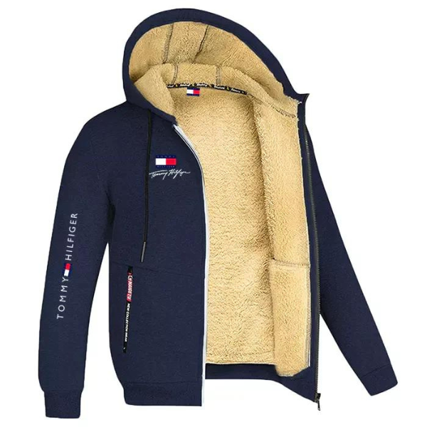 Cardigan avec Capuche en Fourrure