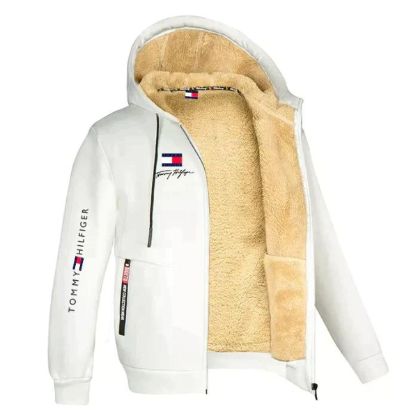 Cardigan avec Capuche en Fourrure