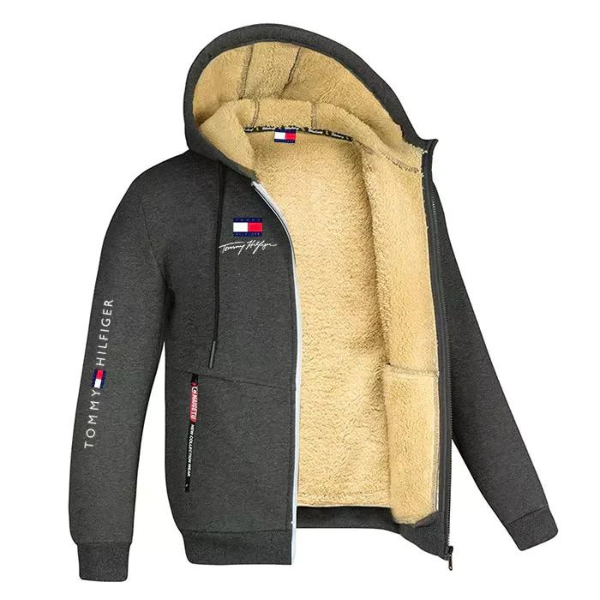 Cardigan avec Capuche en Fourrure