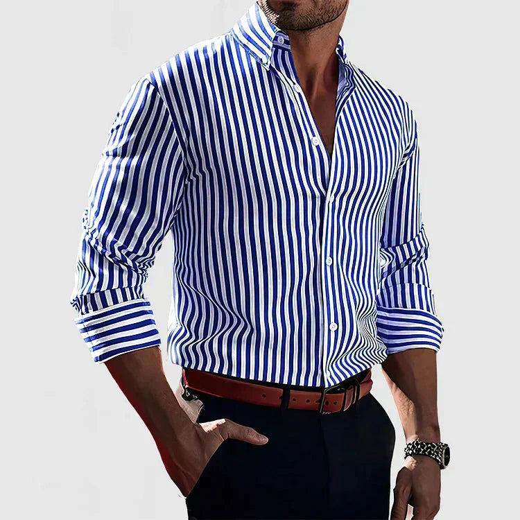 Camisa Rayée Elegante